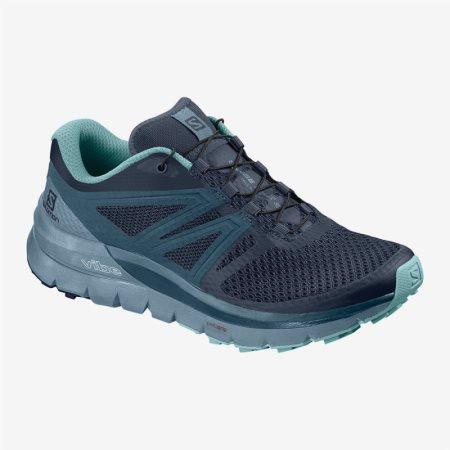 Salomon SENSE MAX 2 W Womens Trail Running Shoes Navy UK FVPA